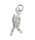 Zombie sterling silver charm .925 x 1 Halloween Undead Zombies charms
