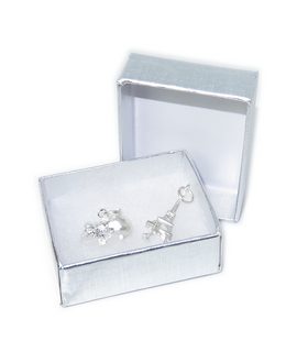 Charm Earrings Jewellery Box Case 45 x 30 x 15mm CLICK to READ WARNING