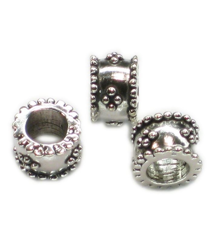 Bead sterling silver charm spacer Converter .925 x 1 Converters spacers 