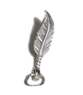 Pack of 20 Feathers small sterling silver charms .925 Feather charm SSF-4-XX20