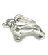 Daschund Dachshund Dog sterling silver TINY charm .925 x 1 dogs charms