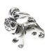 Mops Hund TINY Sterling Silber Charm .925 x 1 Mops Hunde Charms