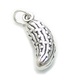 Cucumber Pickle Gherkin sterling silver charm .925 x 1 cucumbers charms