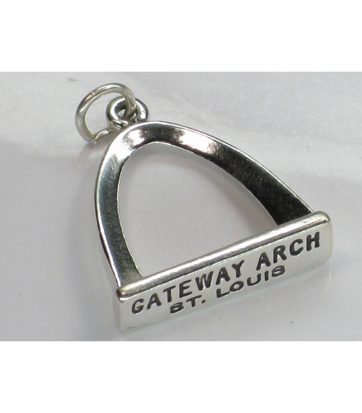 Saint Louis Arch Gateway sterling silver charm .925 x 1 Missouri Arch