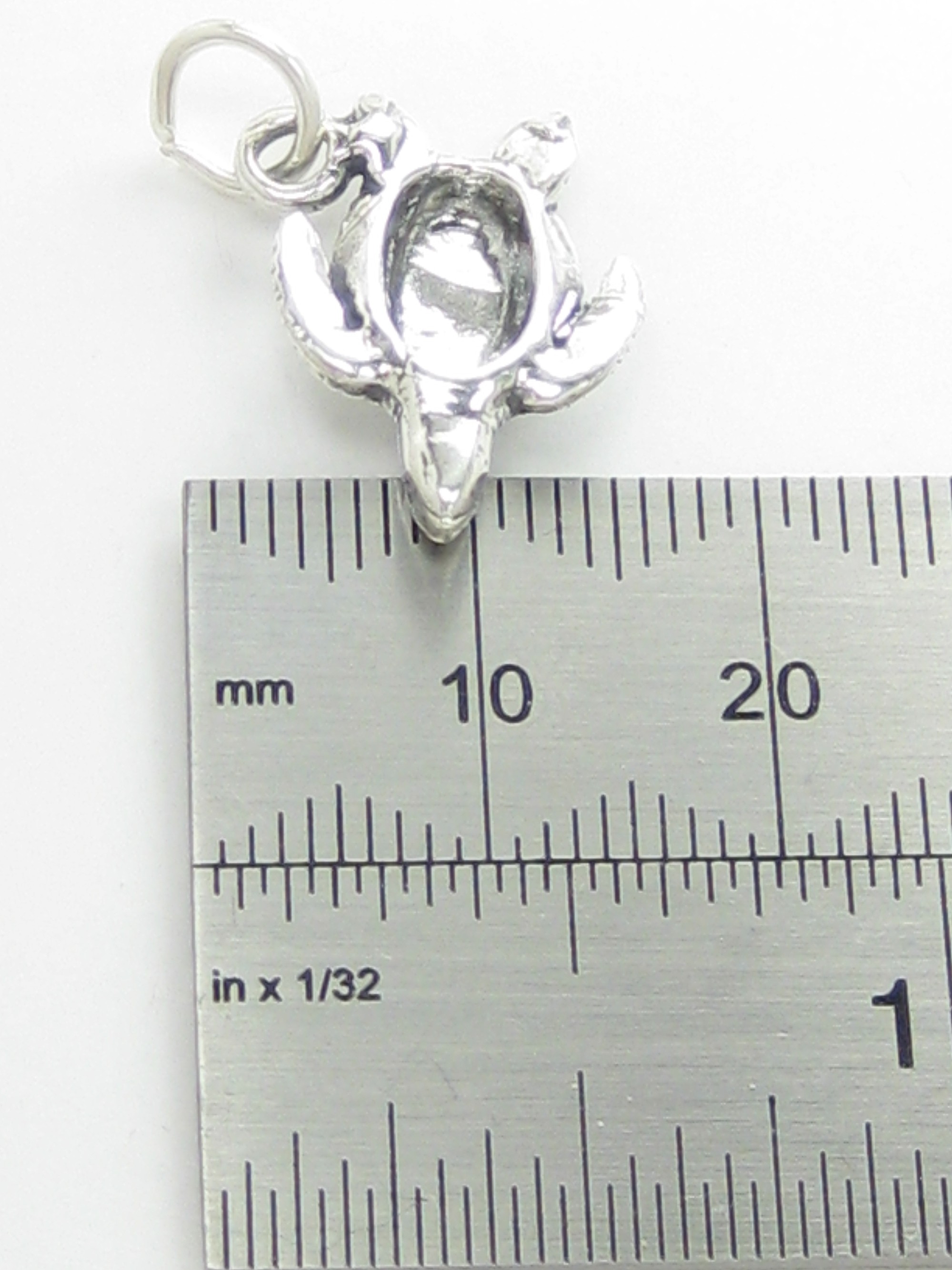 Turtle sterling silver charm .925 x 1 Turtles turtel turtels charms - Picture 3 of 5