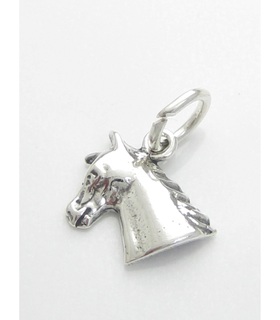 Horse sterling silver charm .925 x 1 Horses Equine Hors charms 
