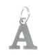 Letter A Initial sterling silver charm .925 x 1 Letters charms Style 6