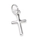 Cross small sterling silver charm .925 x 1 Crosses Holy charms