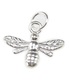 Bee small sterling silver charm .925 x 1 Insects and Bees charms