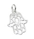 Hamsa Hand sterling silver charm .925 x 1 Evil Protection charms