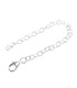10cm 4inch apx sterling silver extension chain & lobster clip .925 x1