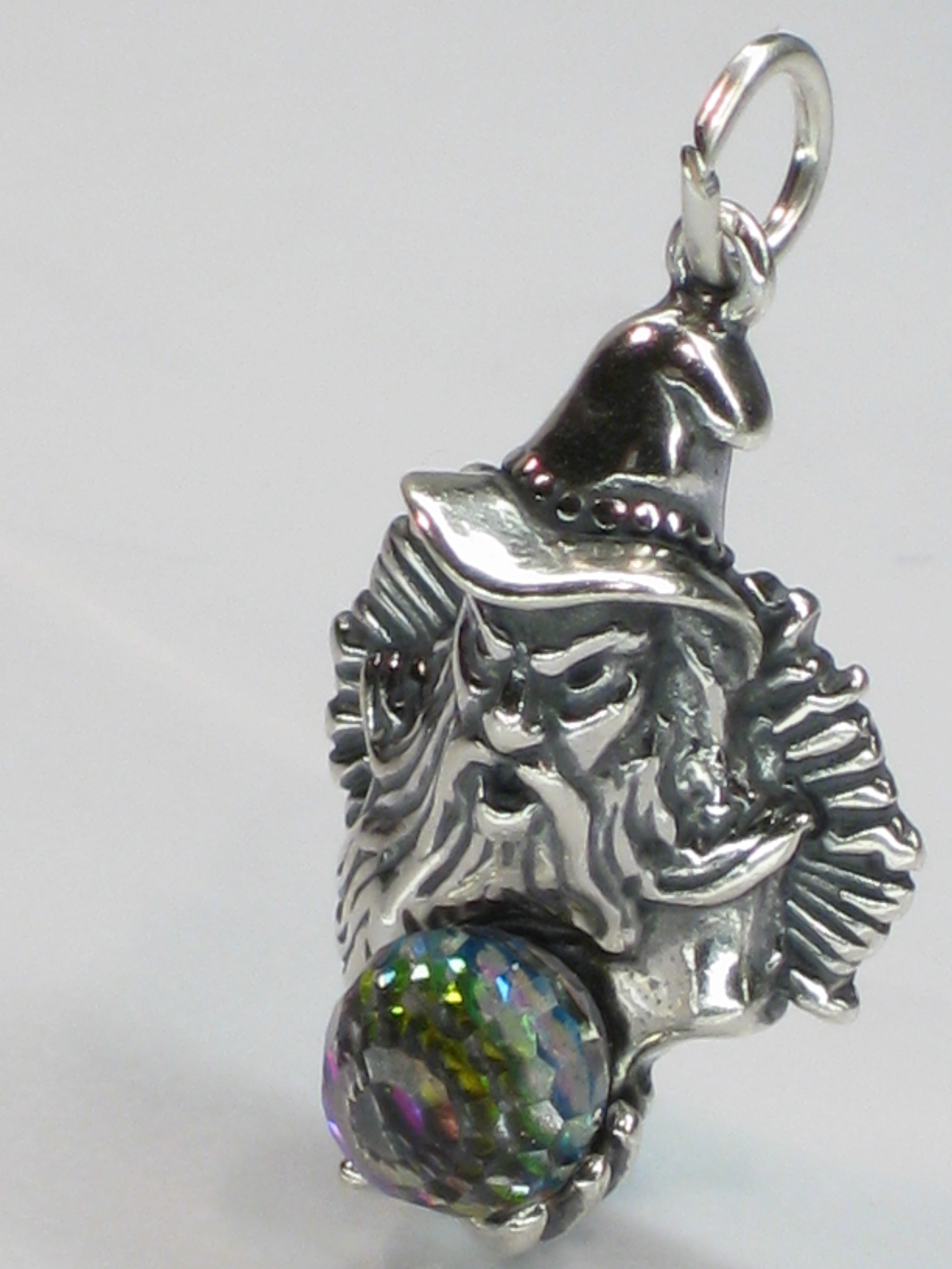 Wizard sterling silver charm .925 x 1 Wizards charms DKC9378