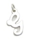Letter G Initial sterling silver charm .925 x1 Letters Initials charms