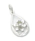 Daffodil Flower sterling silver charm .925 x 1 Flowers and Daffs charms