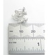 Rabbit and Baby sterling silver charm .925 x 1 Rabbits charms
