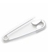 Safety Pin Small sterling silver .925 x 1 Opening Safetypin Nappy Pins