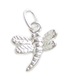 Dragonfly TINY sterling silver charm .925 x 1 Dragon Fly insect charms