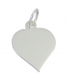 Engravable silver charms