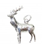 Deer Moose Elk Silver Charms