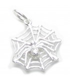 Spider silver charms