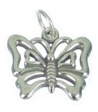 Butterfly silver charms