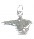 Clothing silver charms
