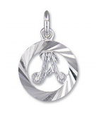 Style 10 - CE2530 Range initial and letter silver charms