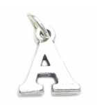 Style 3 - CF7xx1 Plain range initial and letter silver charms