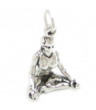 Yoga silver charms