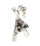 Skiing and Snowboarding silver charms