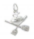 Curling silver charms