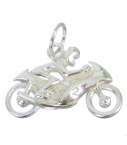 Motorbike silver charms