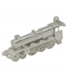 Trains silver charms