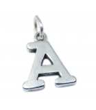 SSLP4756 Range of Initial Letters and Numbers silver charms