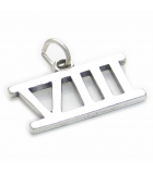 Roman Numerals - Numbers silver charms