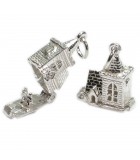 Kościół - Święty - Religijne srebrne amulety