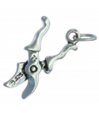 Gardening silver charms
