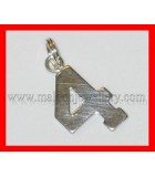 Single Number Silver Charms