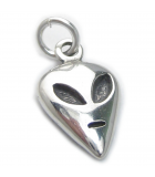 Space Planets Aliens silver charms